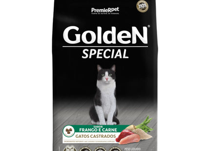 Ração Seca Golden Special para Gatos Adultos Castrados