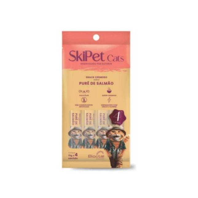 Petisco Cremoso Skipet Cats 60 g