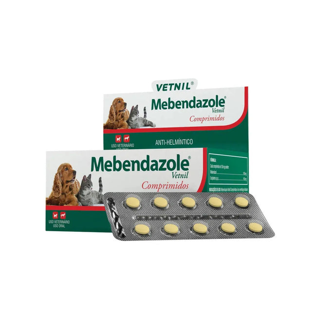 Vermífugo Mebendazol Para Cães e Gatos