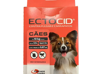 Antiparasitário Ectocid Spot On 130 mg Pipeta 0,67 ml