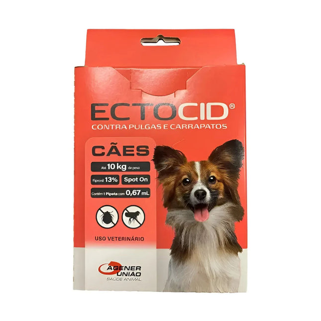 Antiparasitário Ectocid Spot On 130 mg Pipeta 0,67 ml
