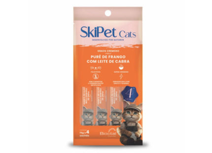 Petisco Cremoso Skipet Cats 60 g