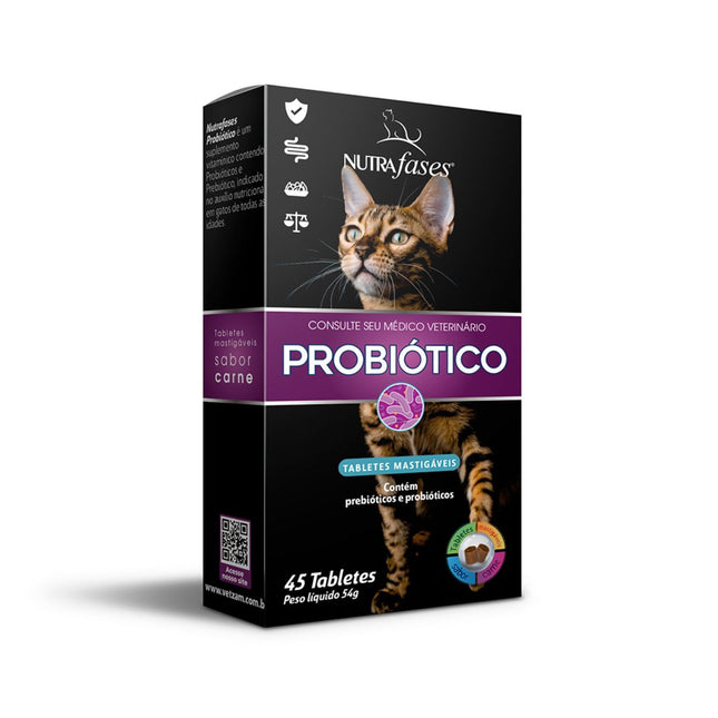 Suplemento Nutrafases Probiotico para Gatos