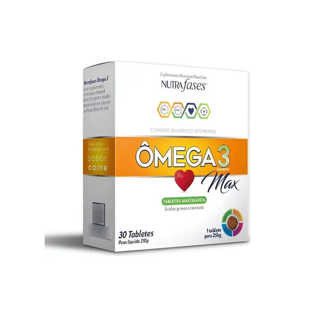 Suplemento Alimentar Nutrafases Omega 3 Max para Cachorros