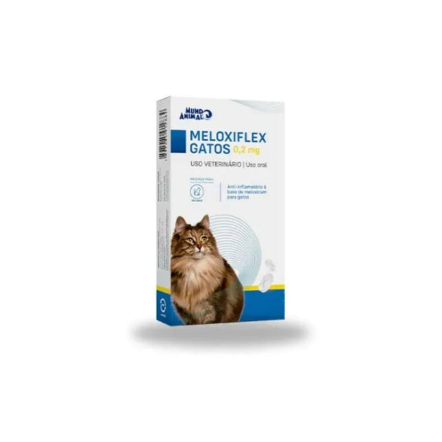 Anti-inflamatório Meloxiflex 0,2mg para Gatos