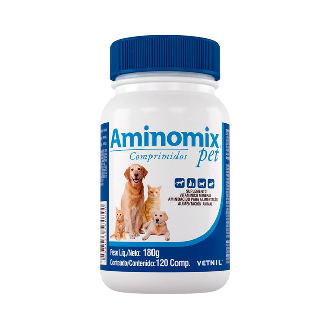 Aminomix Pet Com 120 Comprimidos