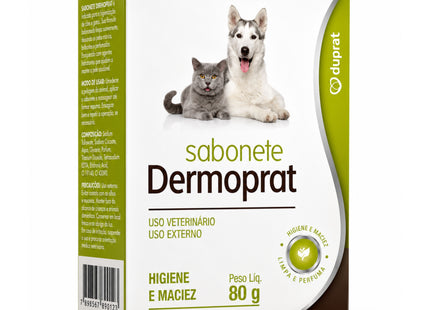 Sabonete Dermoprat para Cães e Gatos 80g - Duprat