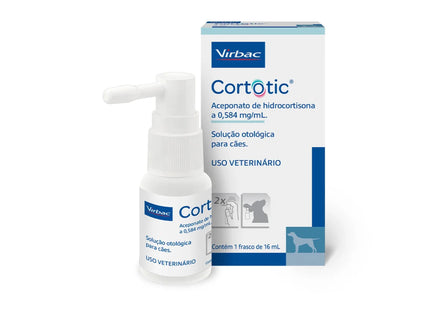 Produto Otológico Rvt Cortotic 16ml para Cachorros e Gatos