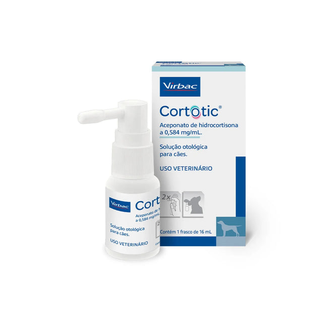 Produto Otológico Rvt Cortotic 16ml para Cachorros e Gatos