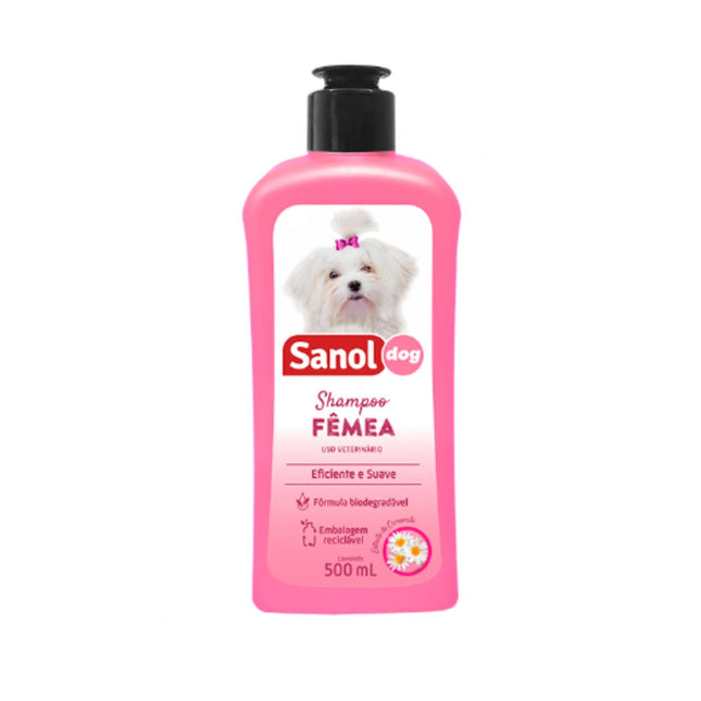 Shampoo Sanol Dog Fêmea 500 ml