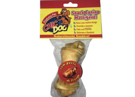 Osso 4/5 C/ Pasta De Frango C/1 - Chic Dog