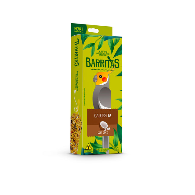 Zootekna Barritas Calopsita Sabor Coco 70 g
