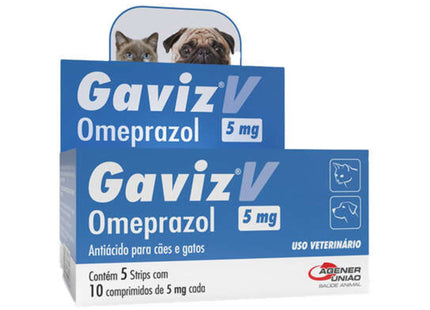 Antiemético Super Mix Gaviz 5mg para Cães e Gatos