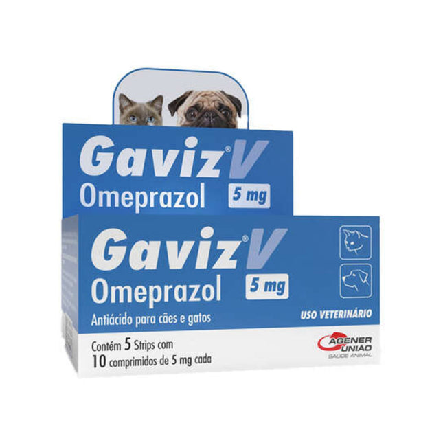 Antiemético Super Mix Gaviz 5mg para Cães e Gatos