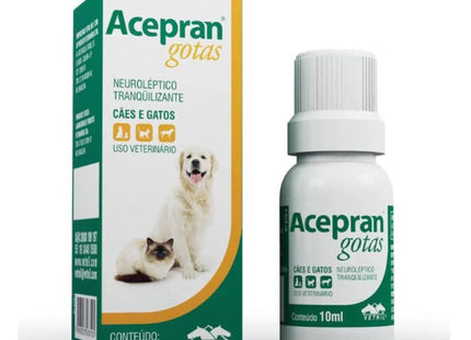 Acepran Gotas 10ml para Cães e Gatos