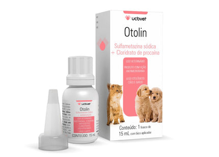 Otolin para Cães e Gatos 15ml