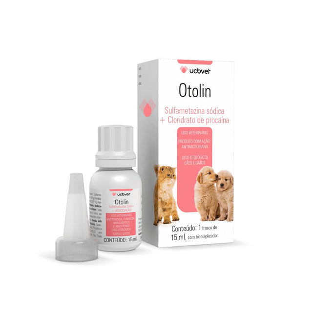 Otolin para Cães e Gatos 15ml