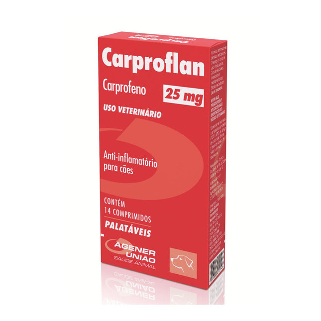 Anti-inflamatório Carproflan 25mg para Cães
