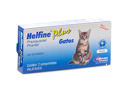 Antiparasitário Interno Helfine Plus para Gato