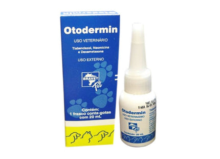 Otodermin para Cães e Gatos 20ml