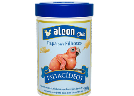 Alcon Club Papa para Filhotes Psitacídeos 160 g – Alimento Completo Super Premium