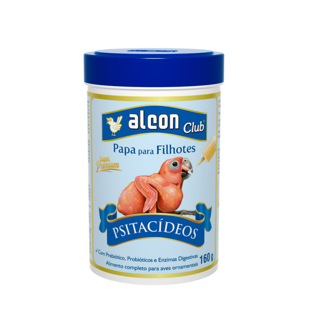 Alcon Club Papa para Filhotes Psitacídeos 160 g – Alimento Completo Super Premium