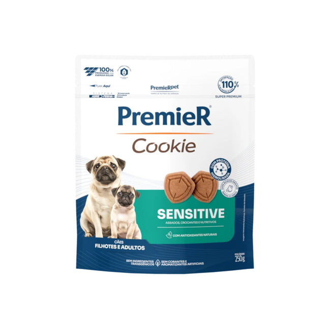 PremieR Cookie Sensitive 250g – Biscoito para Cães Filhotes e Adultos