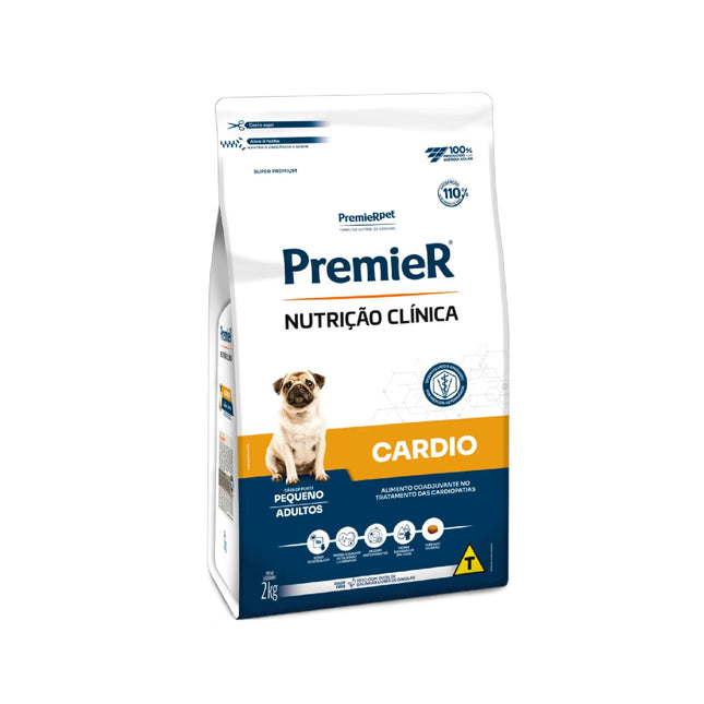 Ração Seca Medicamentosa Premier Nutrição Clínica Cardio para Cachorros de Porte Pequeno