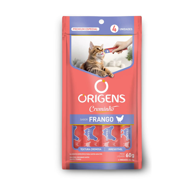 Petisco Origens Creminho Frango 60g