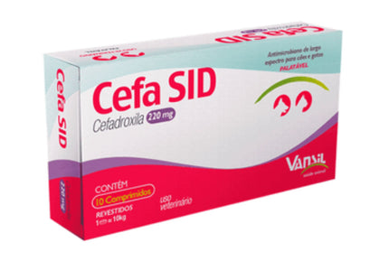 Antibiótico Suprimed Cefa Sid 220mg para Cães