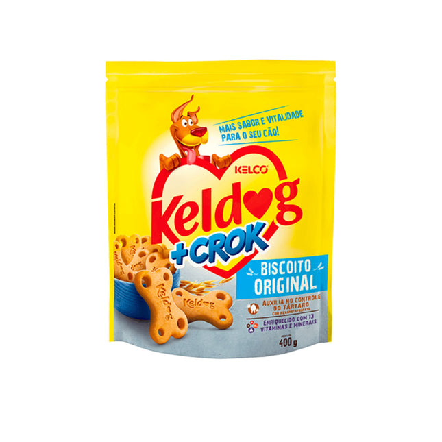 Keldog + Crok Biscoito Original 400 Gr