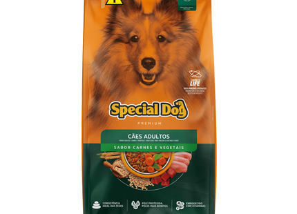 Ração Special Dog Adultos Sabor Carnes e Vegetais para Cães Adultos