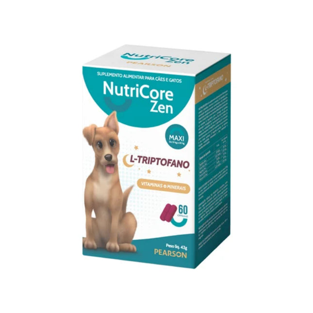 uplemento Nutricore Zen Maxi 750mg com 60 Cápsulas - Nutripharme