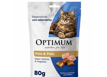 Petisco Optimum Cat Pelo e Pele