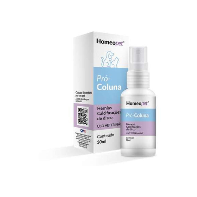 Suplemento Homeopet Pro-Coluna 30ml para Cães e Gatos