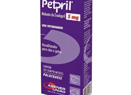 Antihipertensivo Super Mix Petpril 5mg para Cães