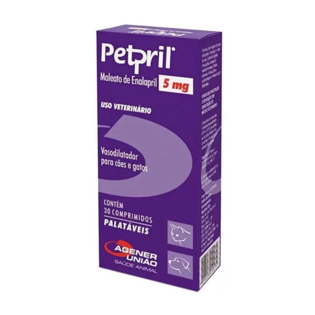 Antihipertensivo Super Mix Petpril 5mg para Cães