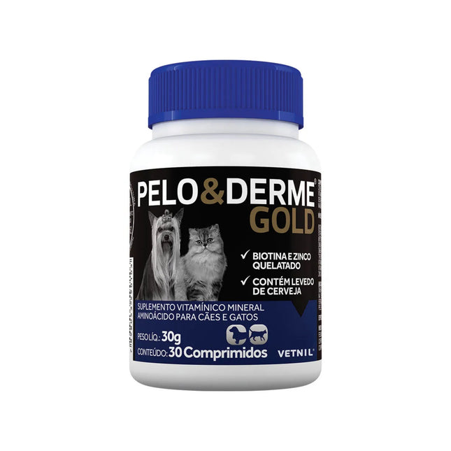 Pelo & Derme Gold 30 Compr