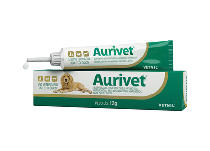 Aurivet 13gr para Cães e Gatos