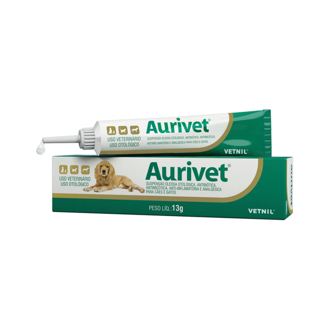 Aurivet 13gr para Cães e Gatos