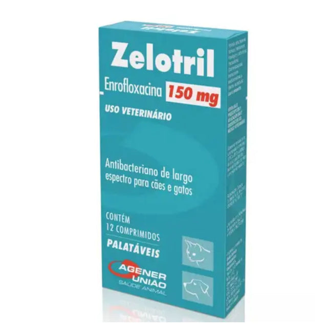 Antibiótico Zelotril 150mg para Cães