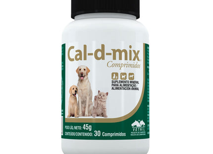 Cal d Mix com 30 Comprimidos