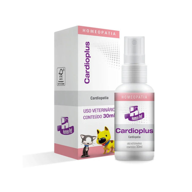 Cardiológico Homeopet Cardioplus 30ml para Cães e Gatos