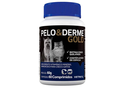 Pelo & Derme Gold 60 Compr