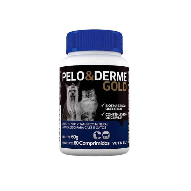 Pelo & Derme Gold 60 Compr