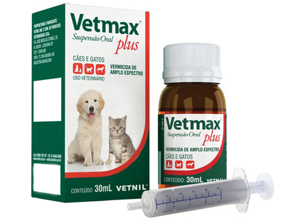 Vetmax Plus Suspensão 30 Ml