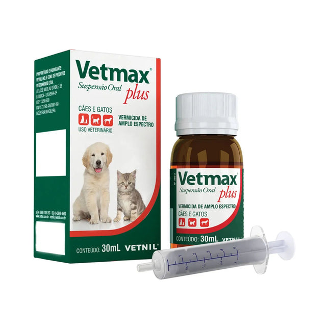 Vetmax Plus Suspensão 30 Ml