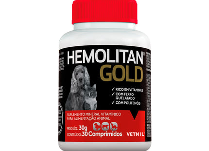Hemolitan Gold Com 30 Comprimidos