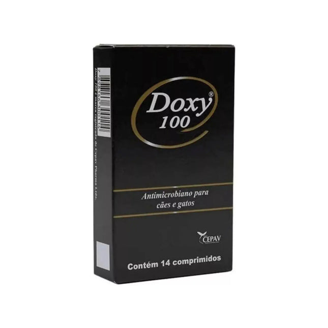 Antibiótico Ucbvet Doxy 100mg para Cães e Gatos