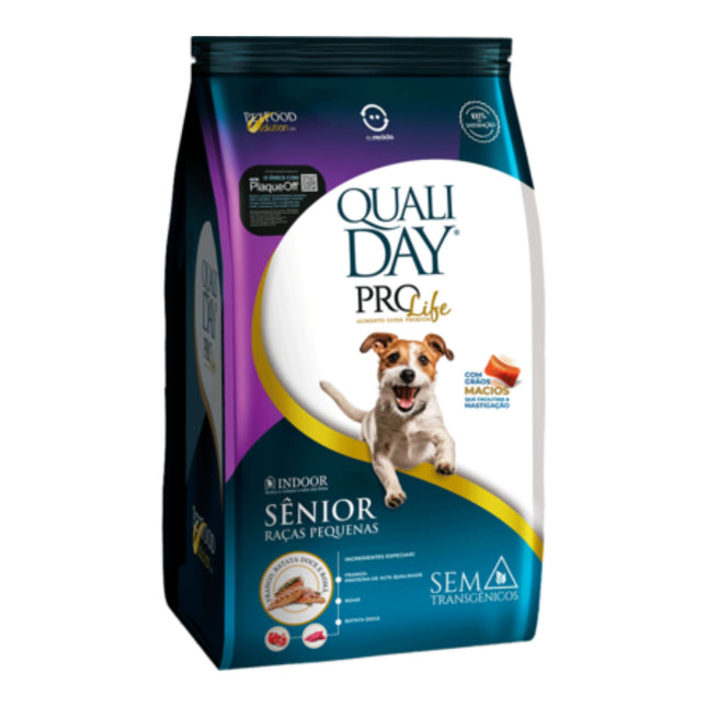 Ração Seca Qualiday Prolife para Cachorros Sênior de Porte Pequeno